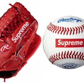 Supreme x Rawlings Glove & Baseball